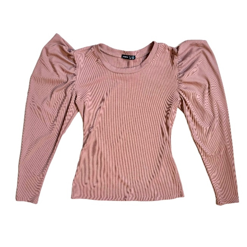 SHEIN puffy long sleeve top women’s shirt size medium - Picture 1 of 16